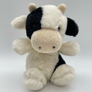 Retired Jellycat small little poppet calf cow beanbag plush stuffed animal toy
